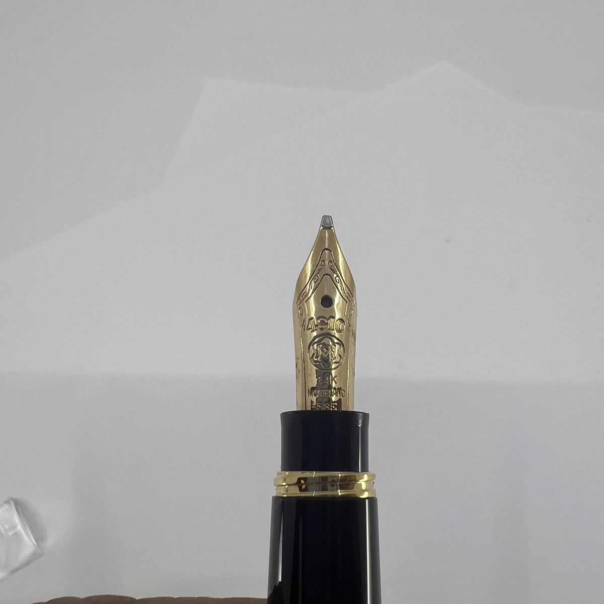 Montblanc Meisterstuck Mozart Black Resin Fountain Pen - Medium 14kt Gold Nib