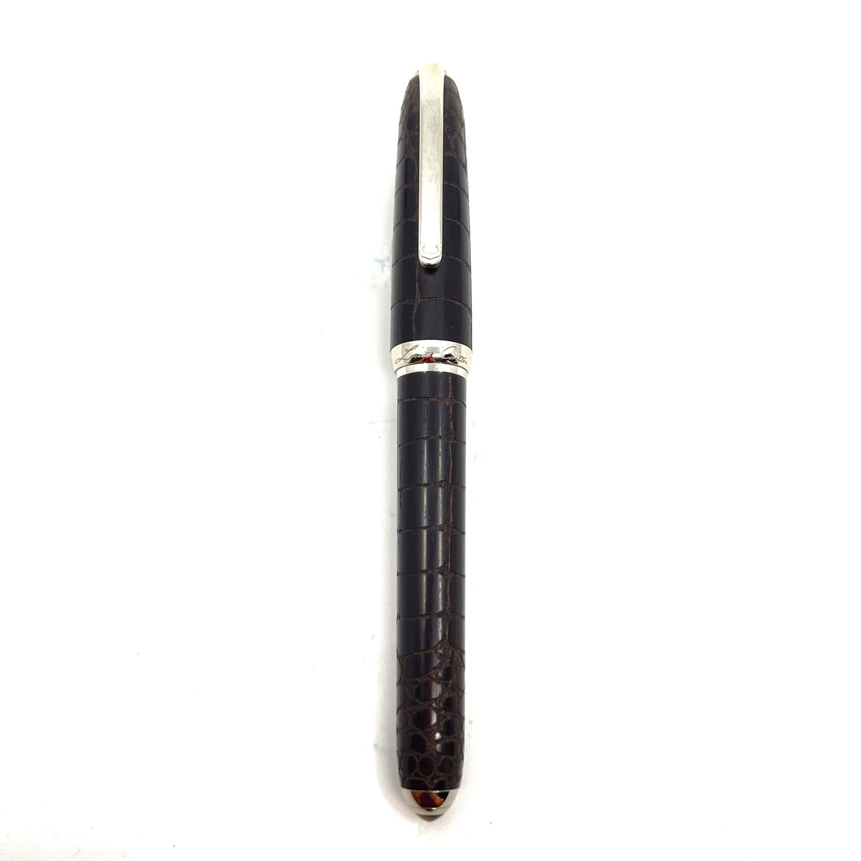 Cartier - Louis Cartier Crocodile Scales Engraved Wood Body Limited Edition Fountain Pen