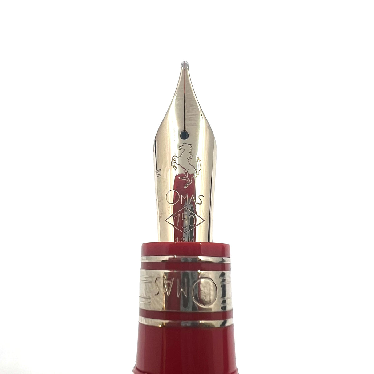 OMAS Red Ferrari 348 Challenge Fountain Pen - Medium 18kt Gold Nib