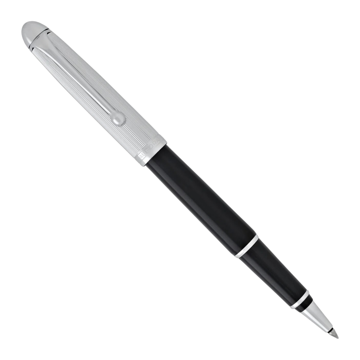 Aurora 88 Black with Chrome Cap - Rollerball