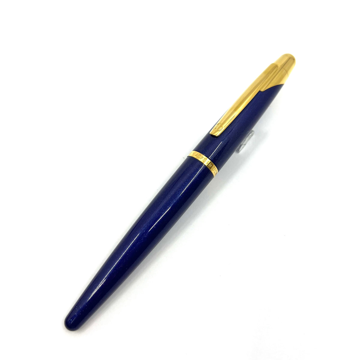 Dunhill AD2000 Cobalt Blue Galaxy Fountain Pen - Fine 18kt Gold Nib
