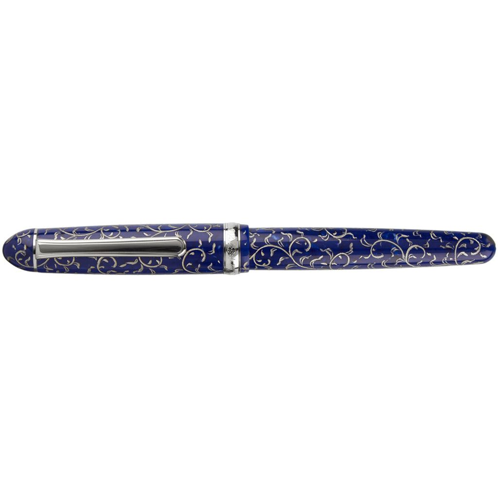 Platinum Celluloid #55 Karakusa Blue - nibs.com
