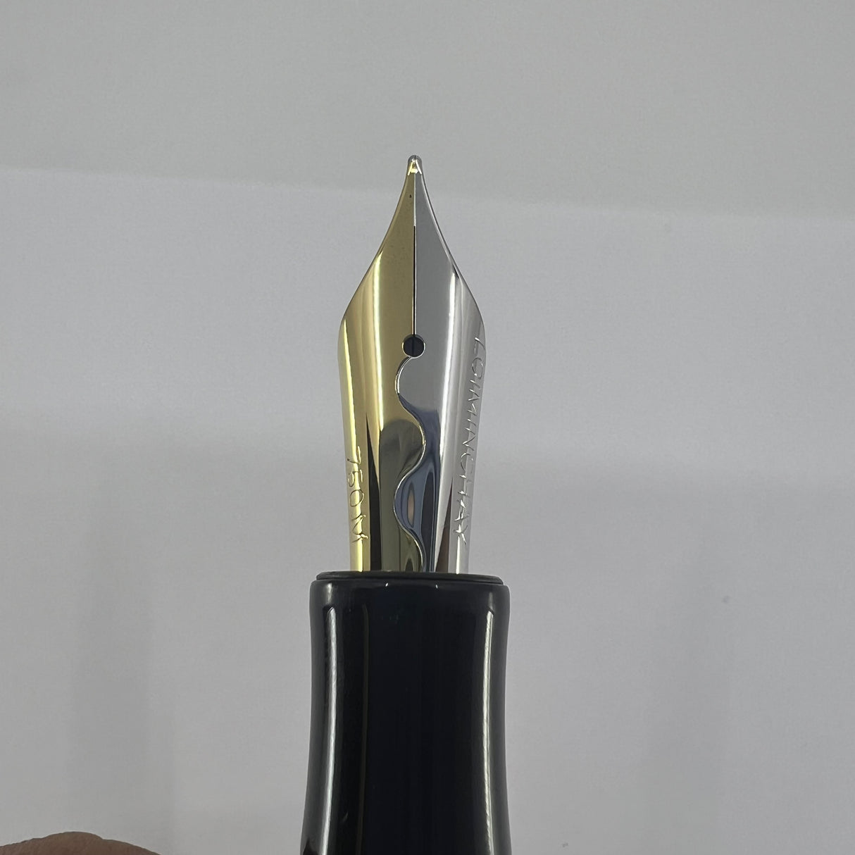 Loiminchay Junior Qing Long Black Resin Fountain Pen - Medium 18kt Gold Nib