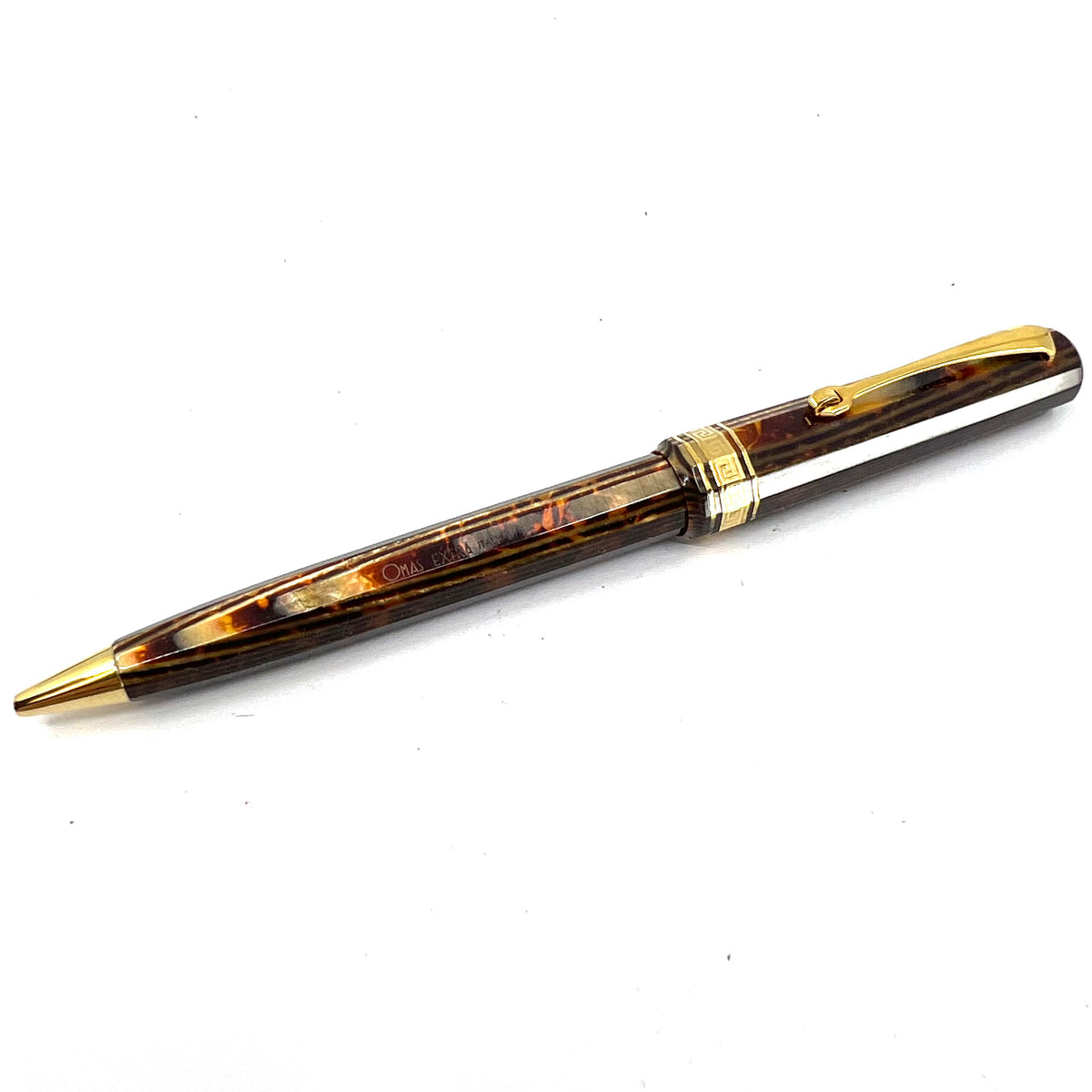OMAS Original Style Arte Italiana Arco Bronze Celluloid Paragon Ballpoint Pen (Ca. 1997) - Compatible Refills Now Available!