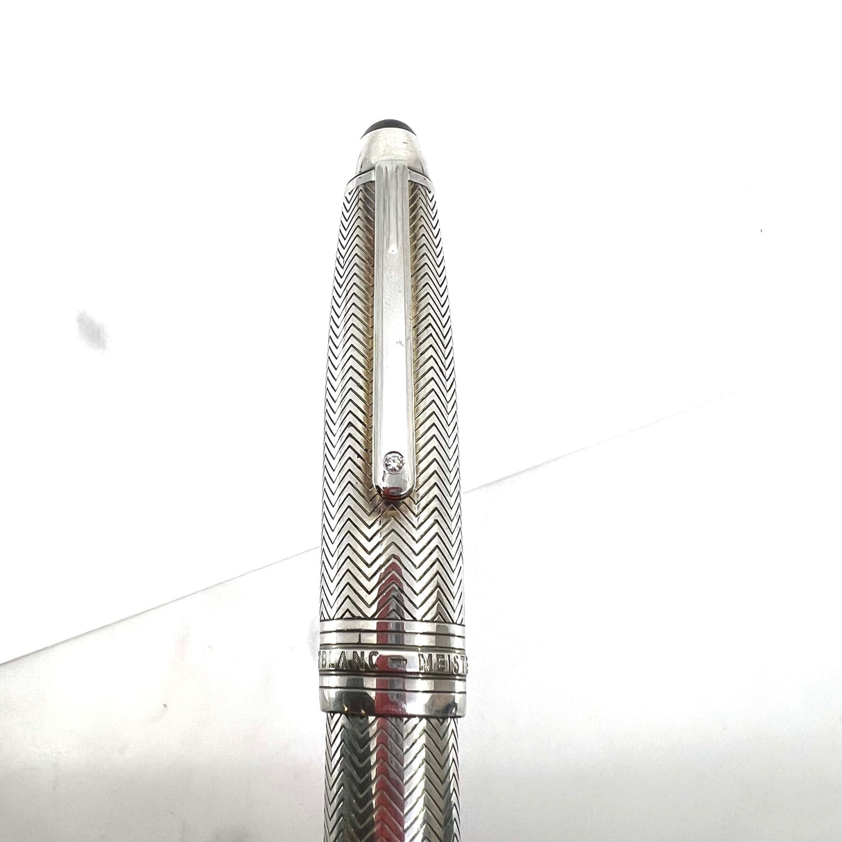 Montblanc Solitaire Sterling Silver Special Edition "Barley" LeGrand Fountain Pen - Fine 18kt Gold Nib