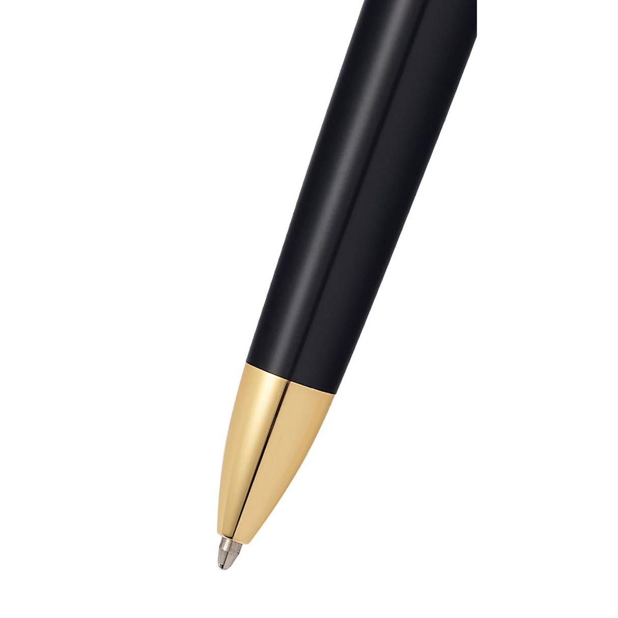 Cross Townsend® Black Lacquer with 23 KT Gold-Plated Trim Ballpoint Pen