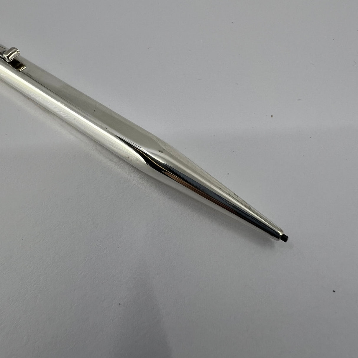 Yard-o-Led Diplomat Six-Sided Sterling Silver Plain Pencil - 1.1mm Lead