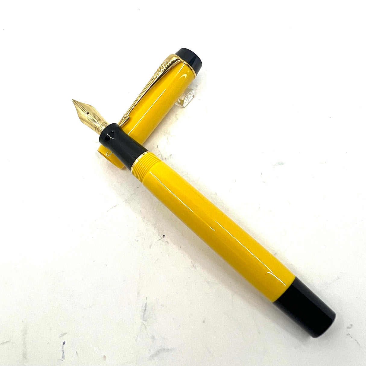 Parker Duofold Centennial Mandarin Yellow Limited Edition Fountain Pen