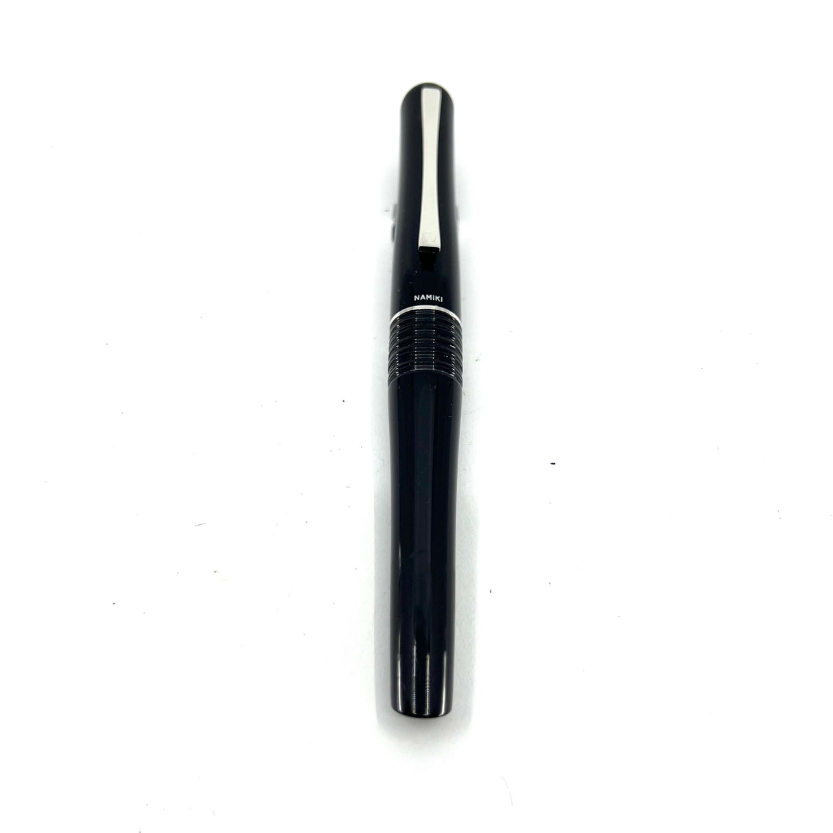 Pilot-Namiki Black Lacquered Bamboo Metal Oversized Fountain Pen - Broad 14kt Gold Nib