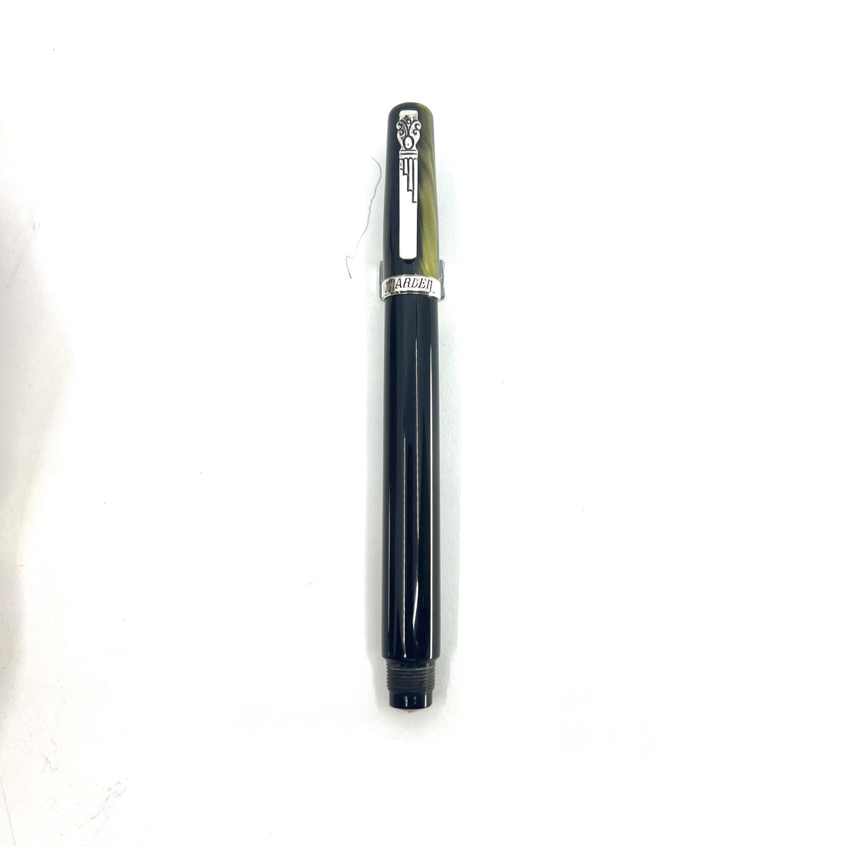 Marlen (Italy) Lustrous Olive Fountain Pen - Medium 18kt Gold Nib