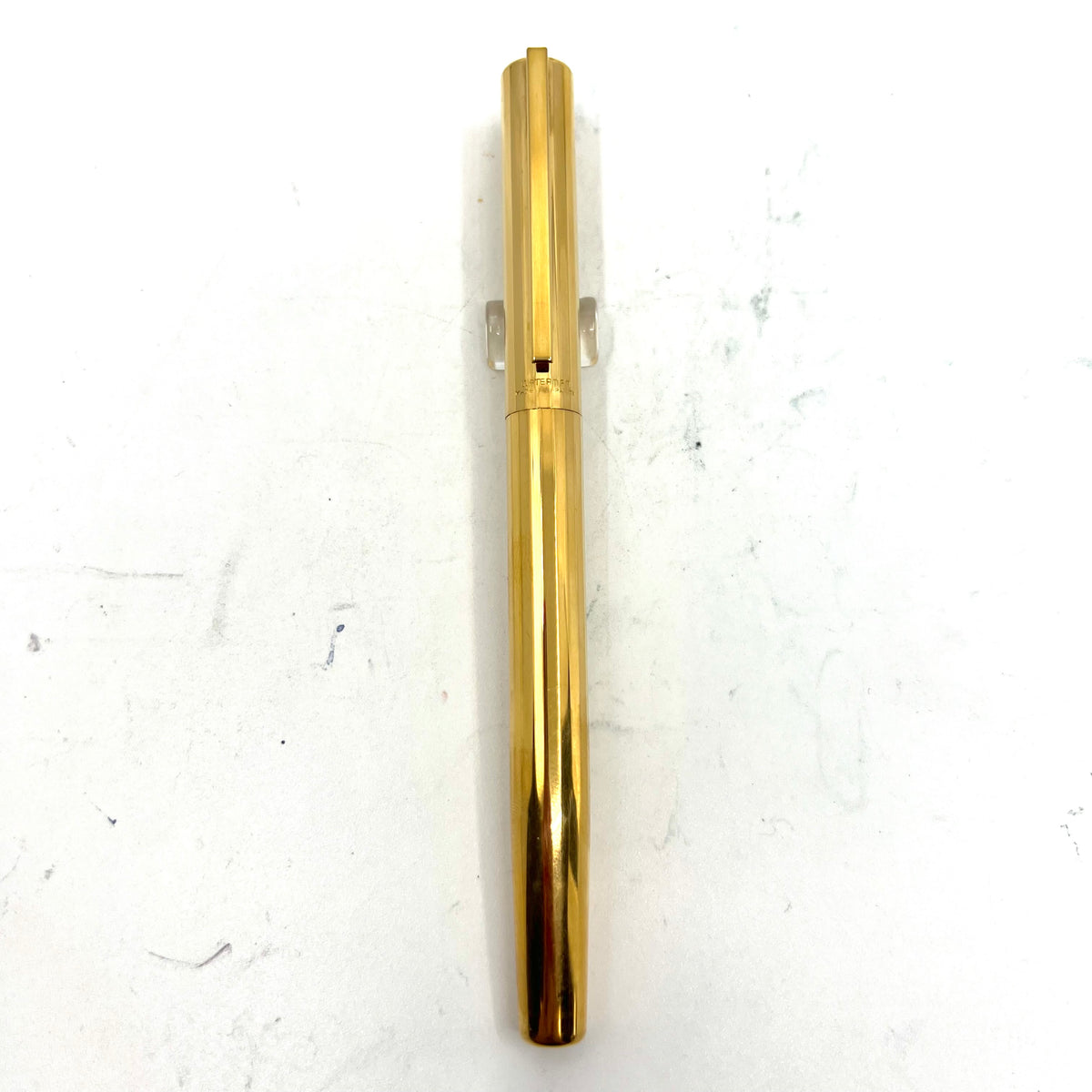 Waterman Facetted Gold-Plated Fountain Pen