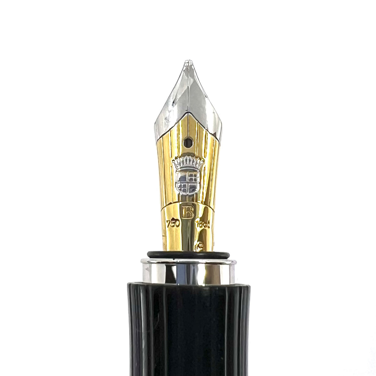 Graf Von Faber-Castell Intuition Platino Fountain Pen - Broad 18kt Gold Nib