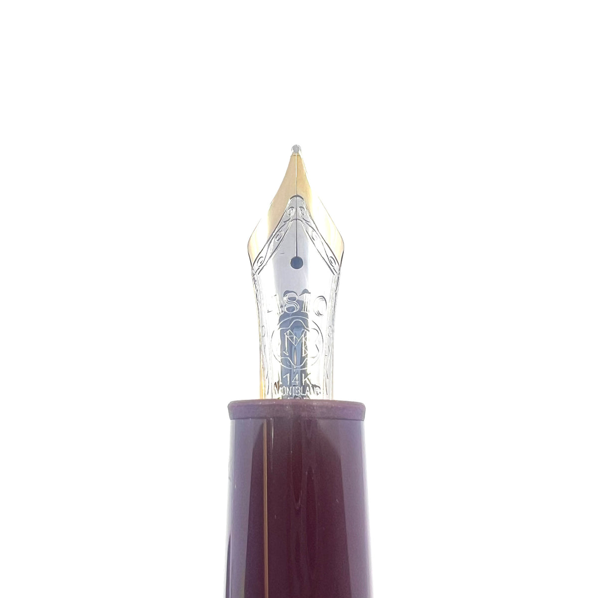 Montblanc Meisterstuck Bordeaux Resin #146 LeGrand Fountain Pen - Medium 14kt Gold Nib
