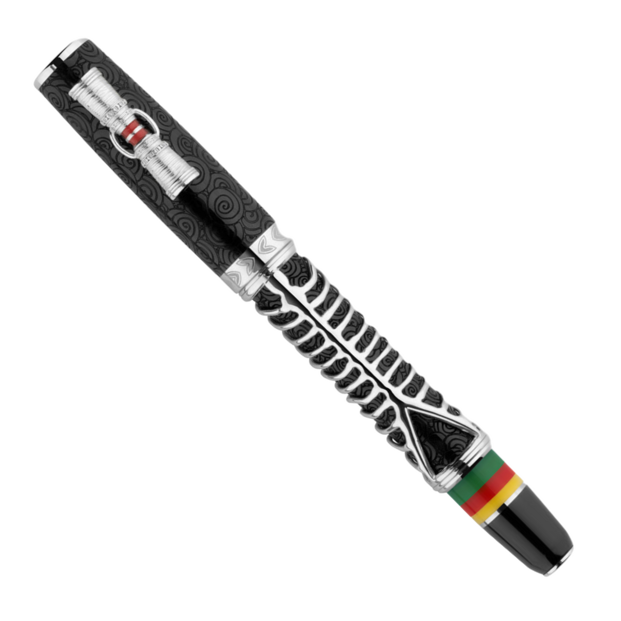 Delta Indigenous People Simbu Silver Trim Fountain pen L.E.