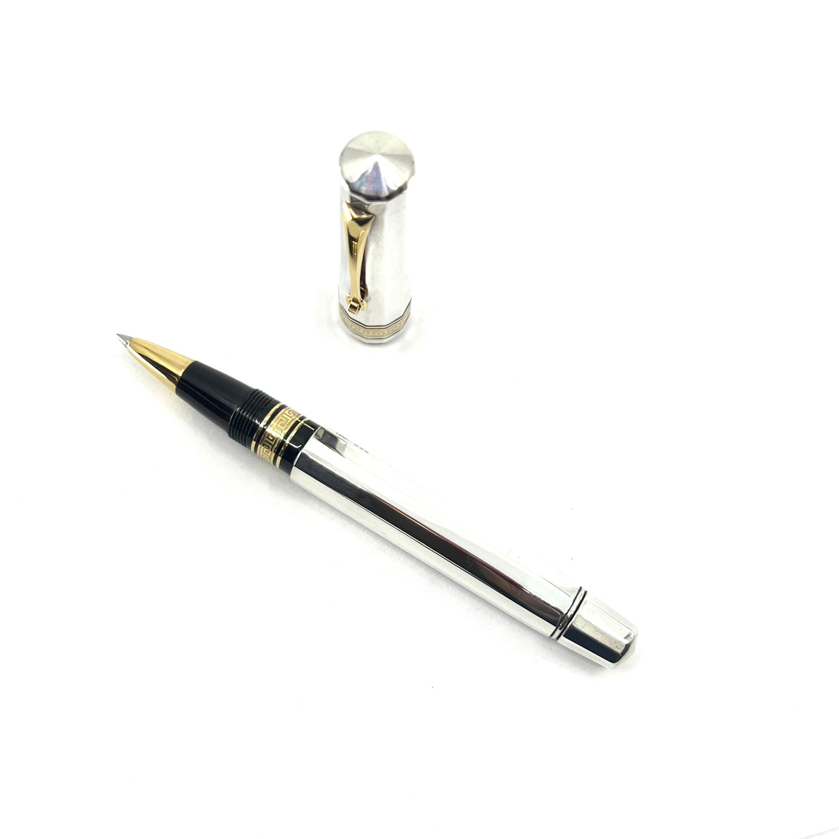 OMAS Sterling Silver Facetted Standard Size Paragon Limited Edition Rollerball