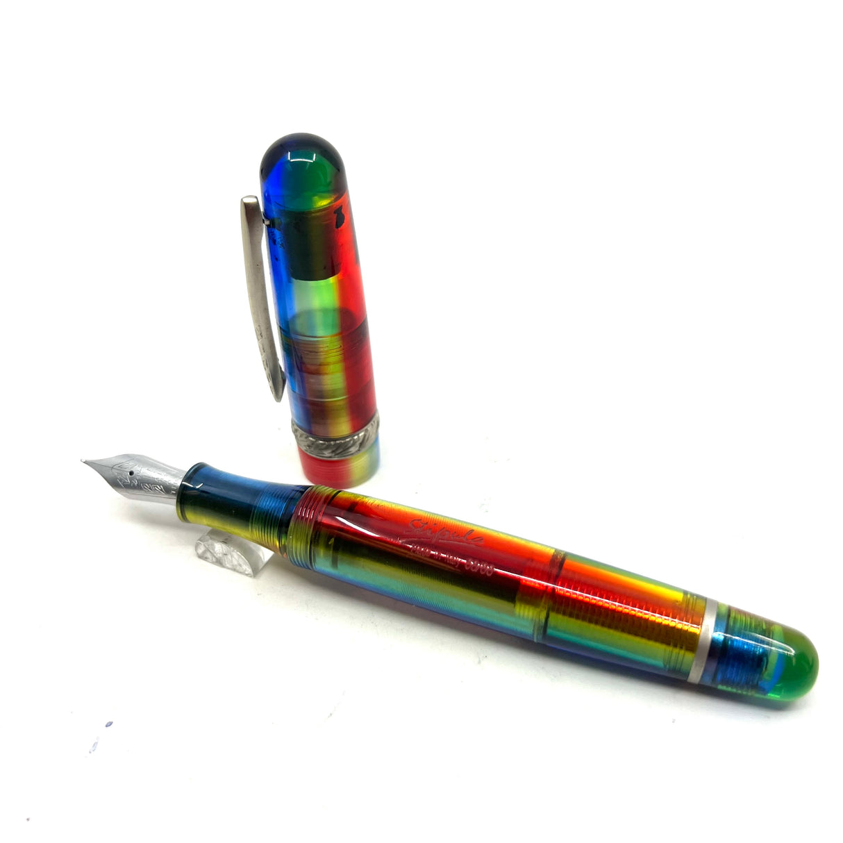 Stipula Etruria Transparent Rainbow Limited Edition Fountain Pen