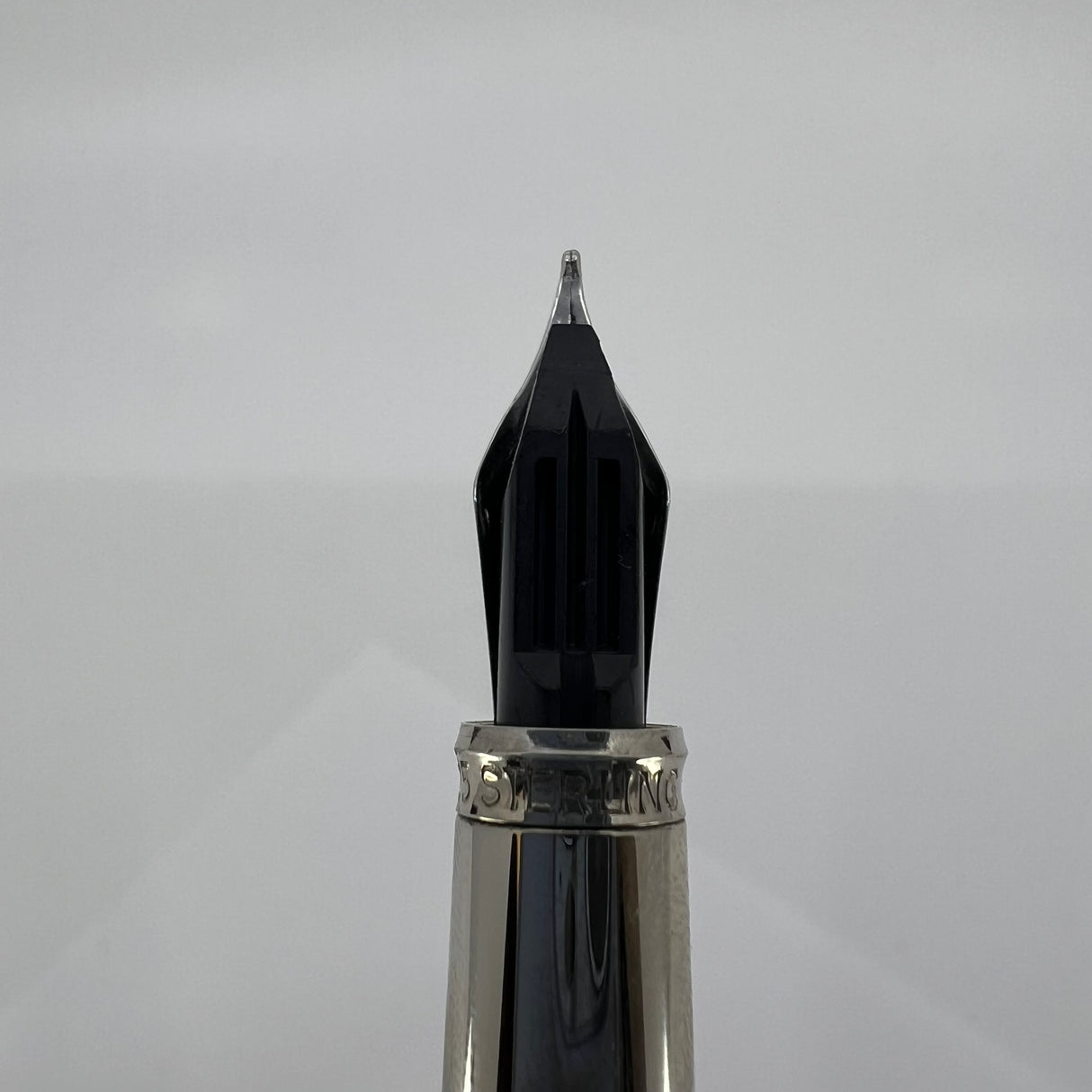 Yard-O-Led Viceroy Standard Barley Sterling Silver .925 Fountain Pen - Medium 18kt Gold Nib