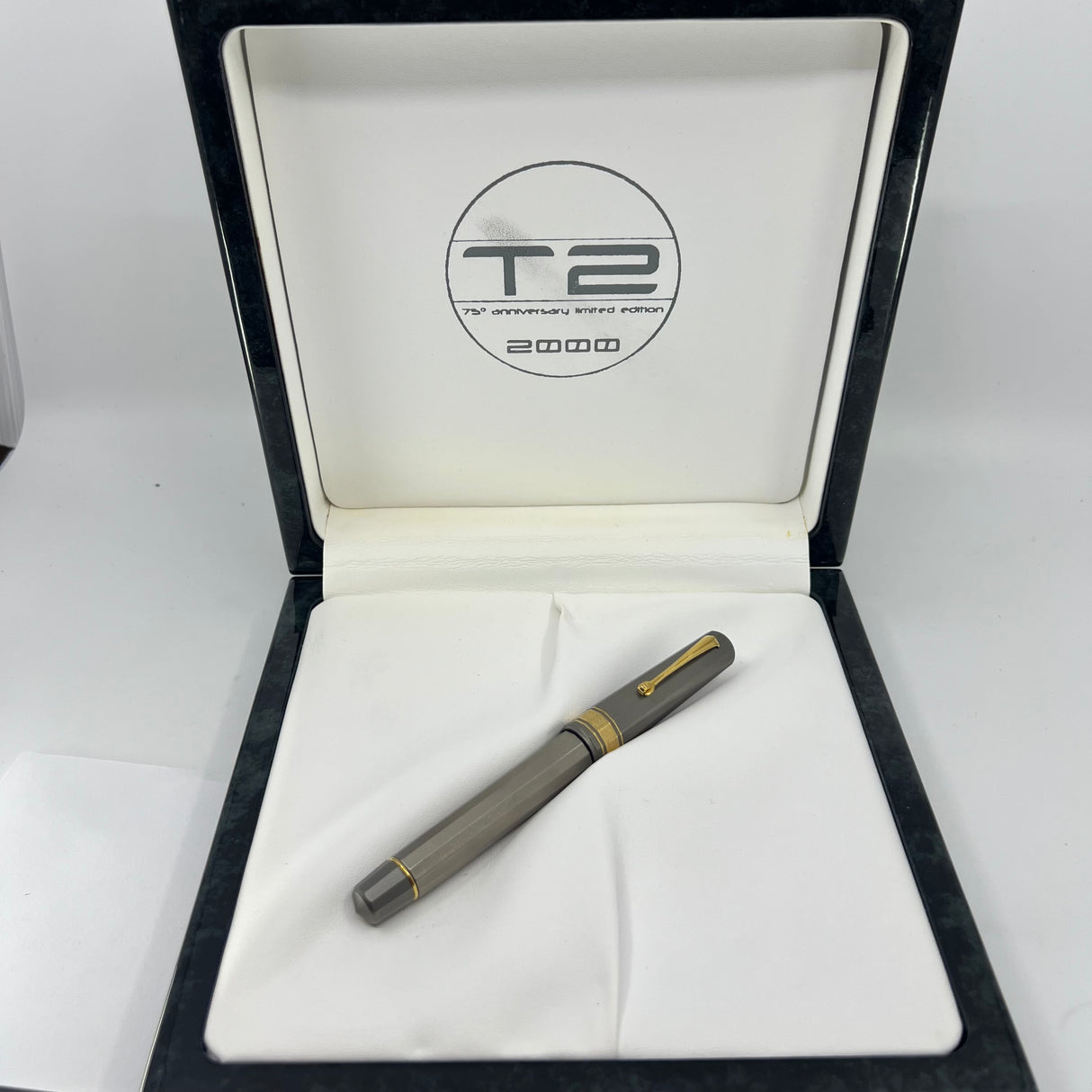 OMAS T-2 Titanium 75th Anniversary Limited Edition Fountain Pen - Medium 18kt Gold Nib