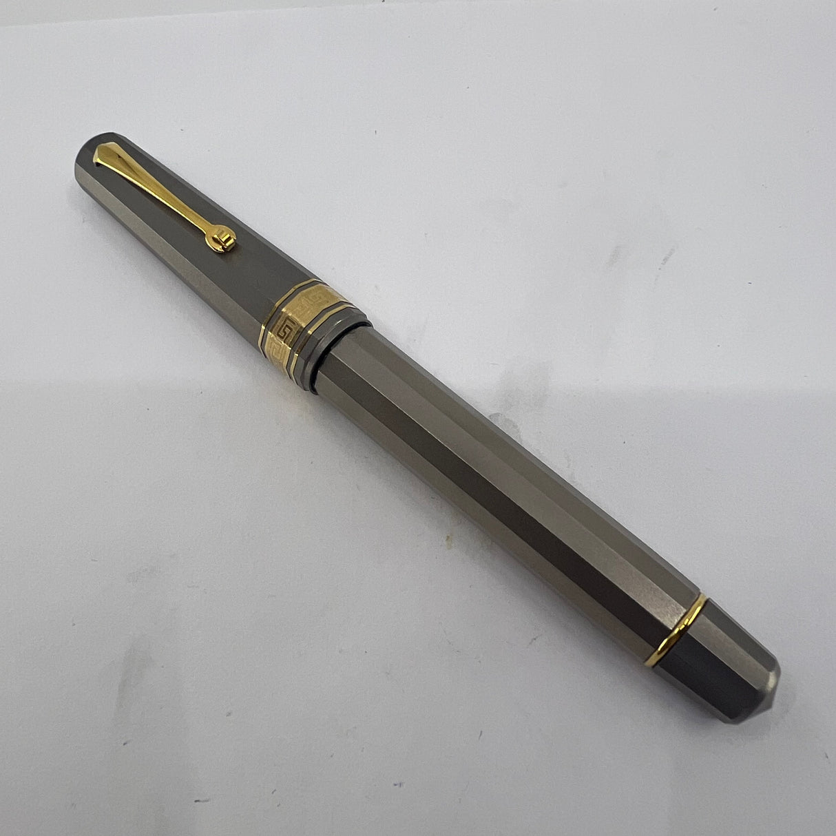OMAS T-2 Titanium 75th Anniversary Limited Edition Fountain Pen - Medium 18kt Gold Nib