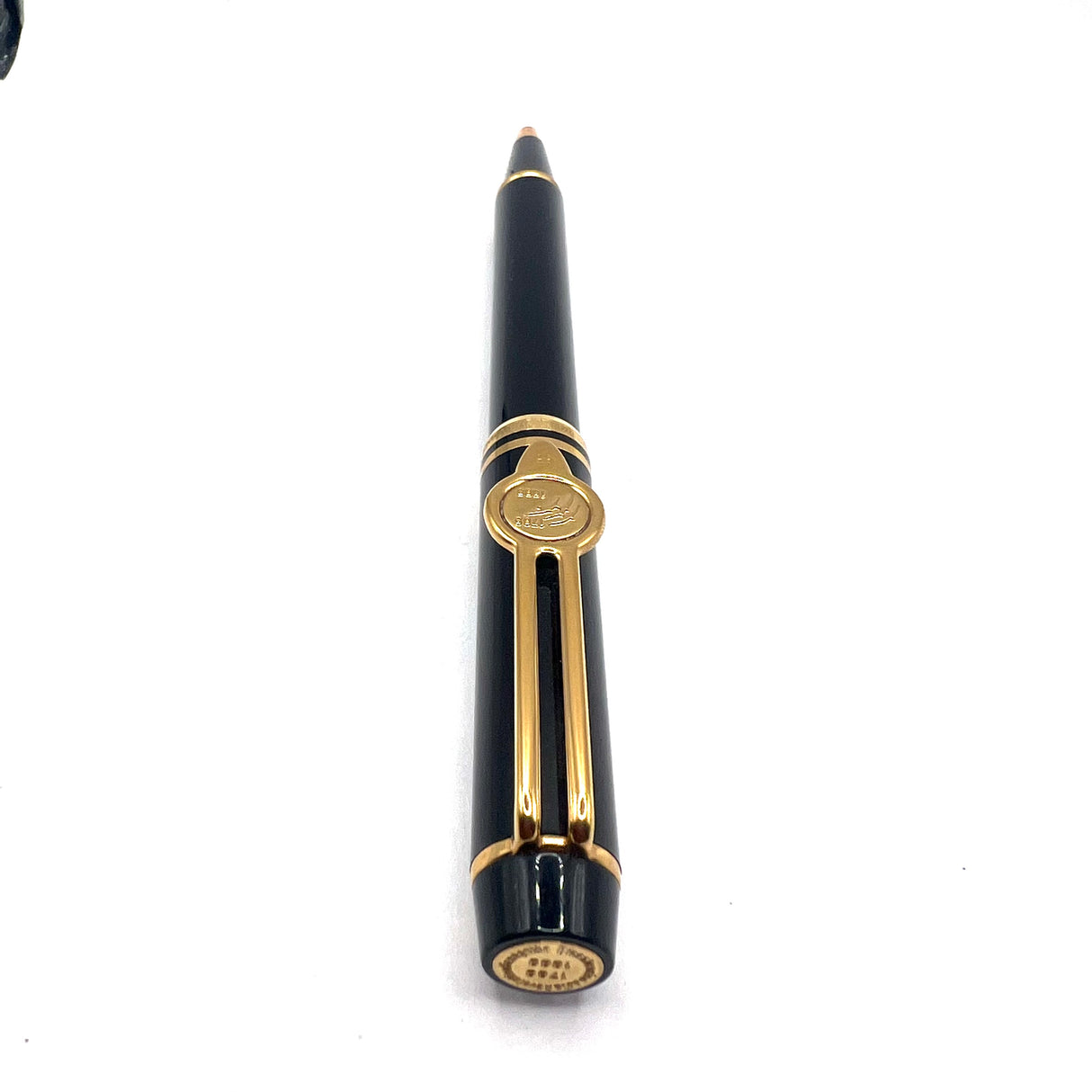 Waterman French Bi-Centennial Ballpoint Pen - Smooth Black Lacquered