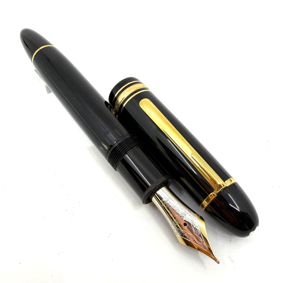 Montblanc Meisterstuck #149 (Largest) Fountain Pen - Fine 14kt Gold Nib - Ebonite Feed - 1980's!