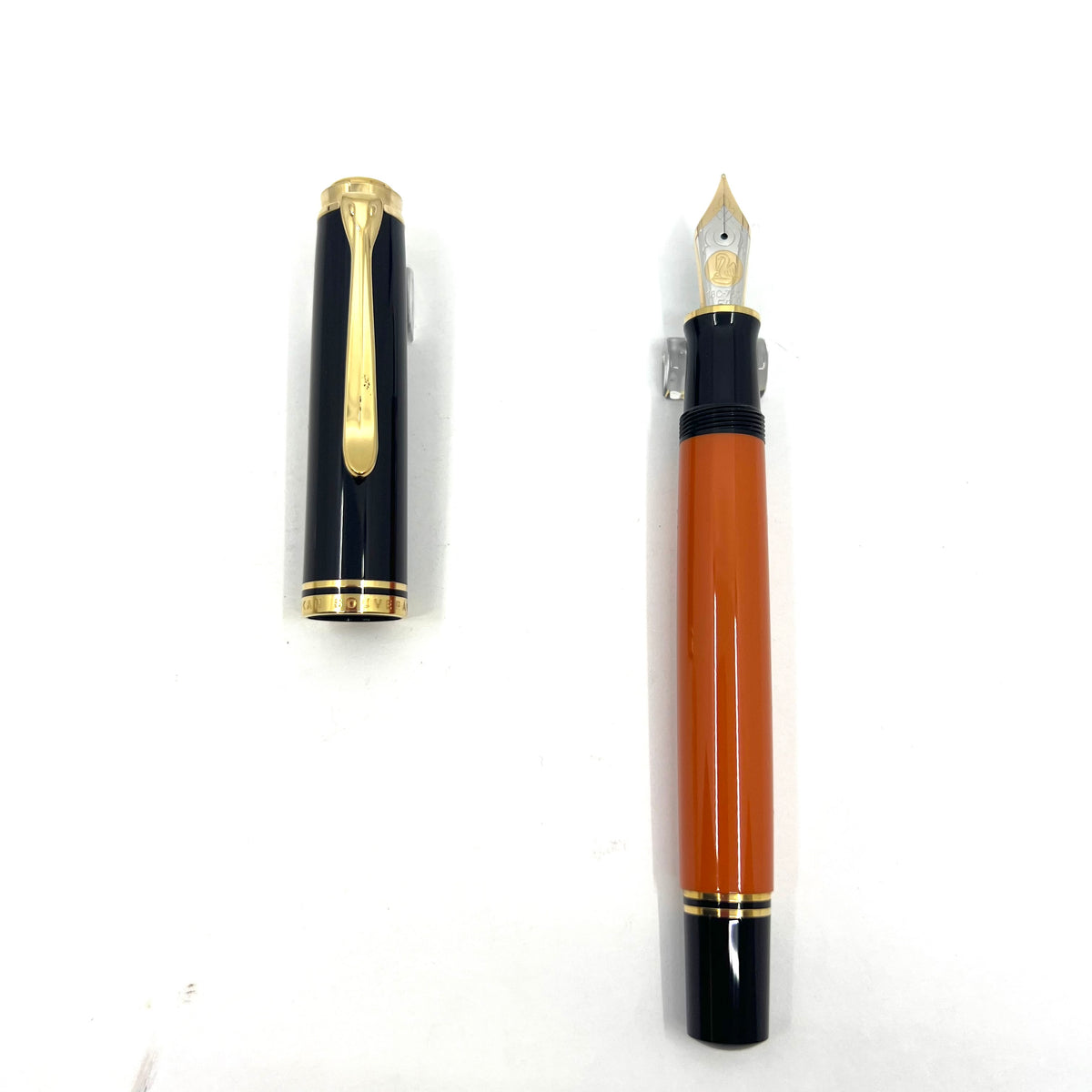 Pelikan M800 Souveran Burnt Orange Fountain Pen