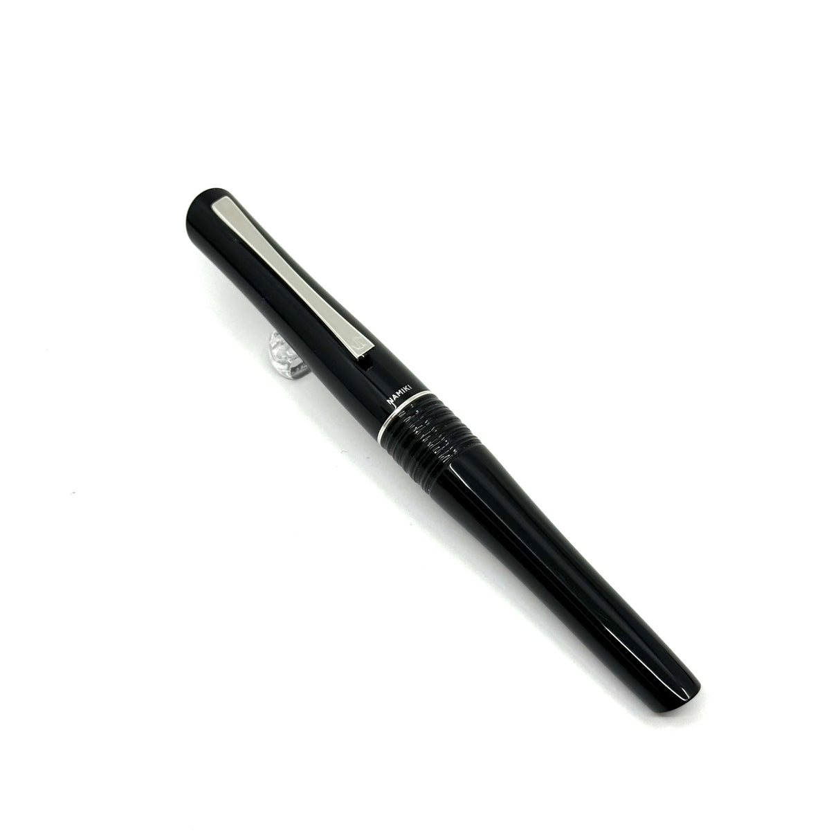 Pilot-Namiki Black Lacquered Bamboo Metal Oversized Fountain Pen - Fine 14kt Gold Nib