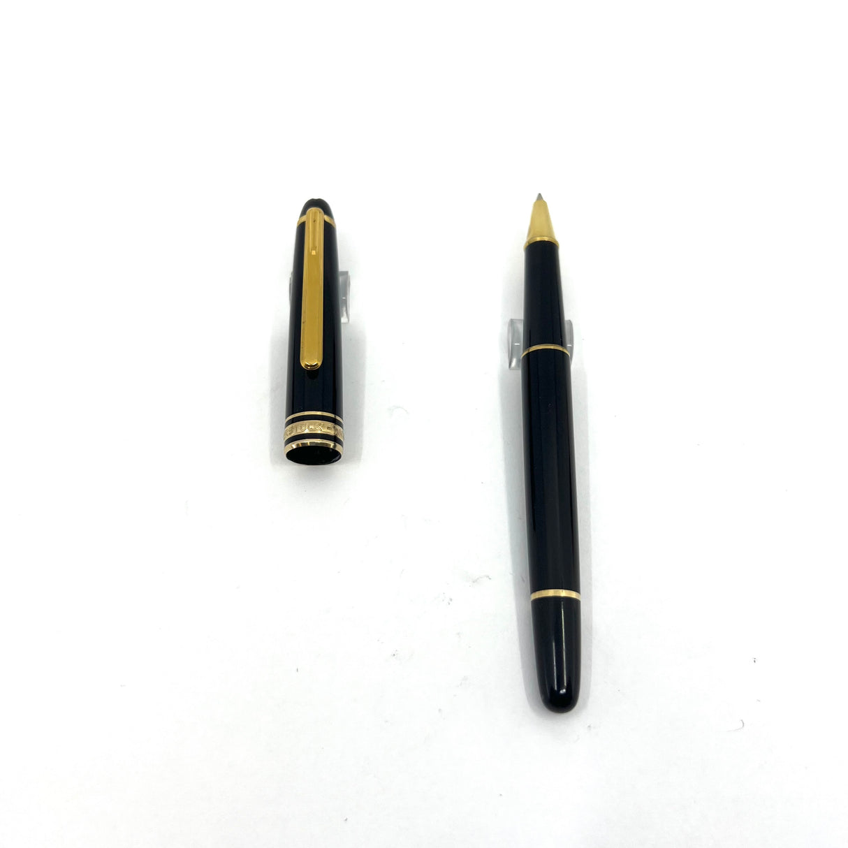 Montblanc Meisterstuck Classique #163 Black Resin Rollerball - Yellow Gold-Plated Trim