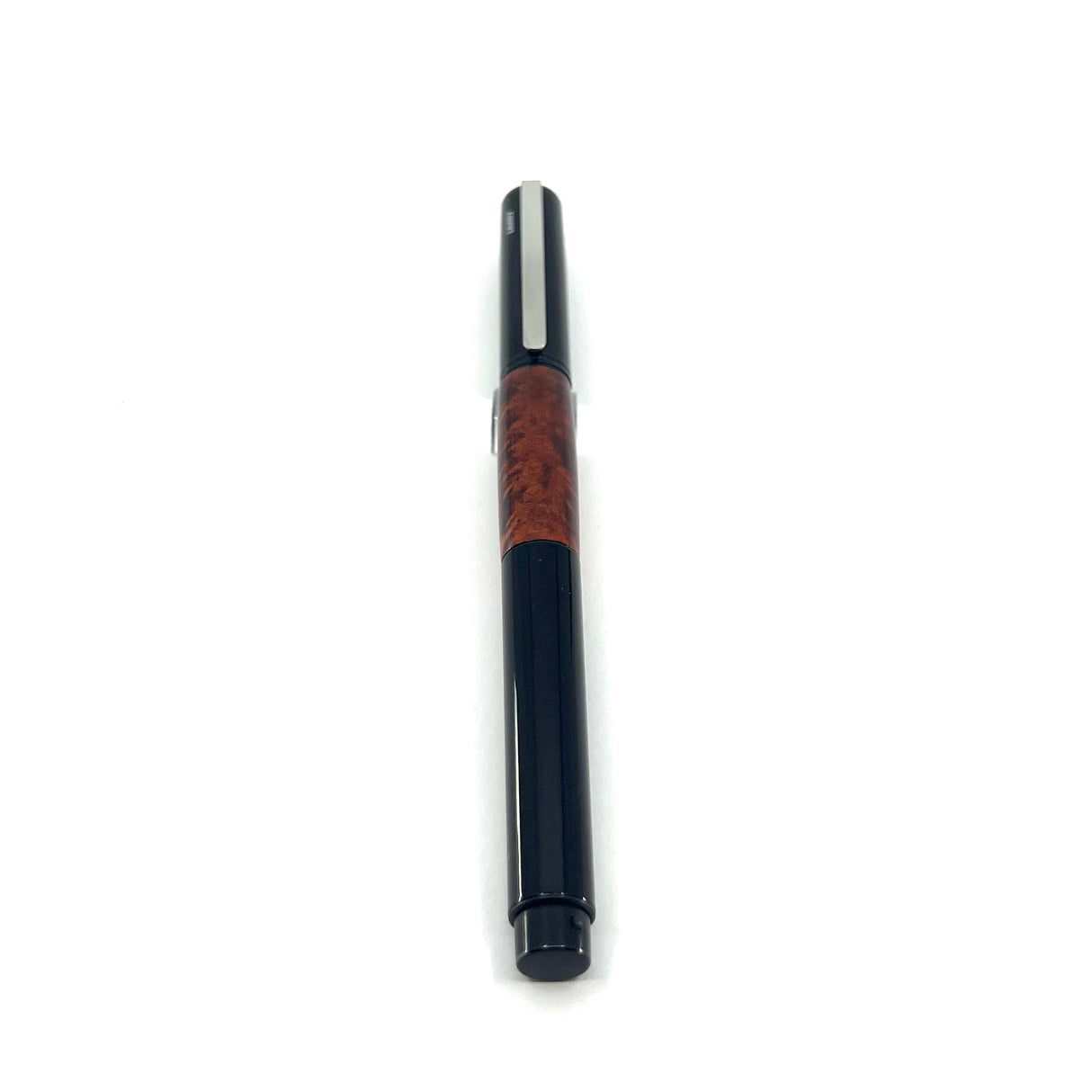 Lamy Accent Briarwood & Black Lacquered Fountain Pen - Broad 14kt Gold Nib