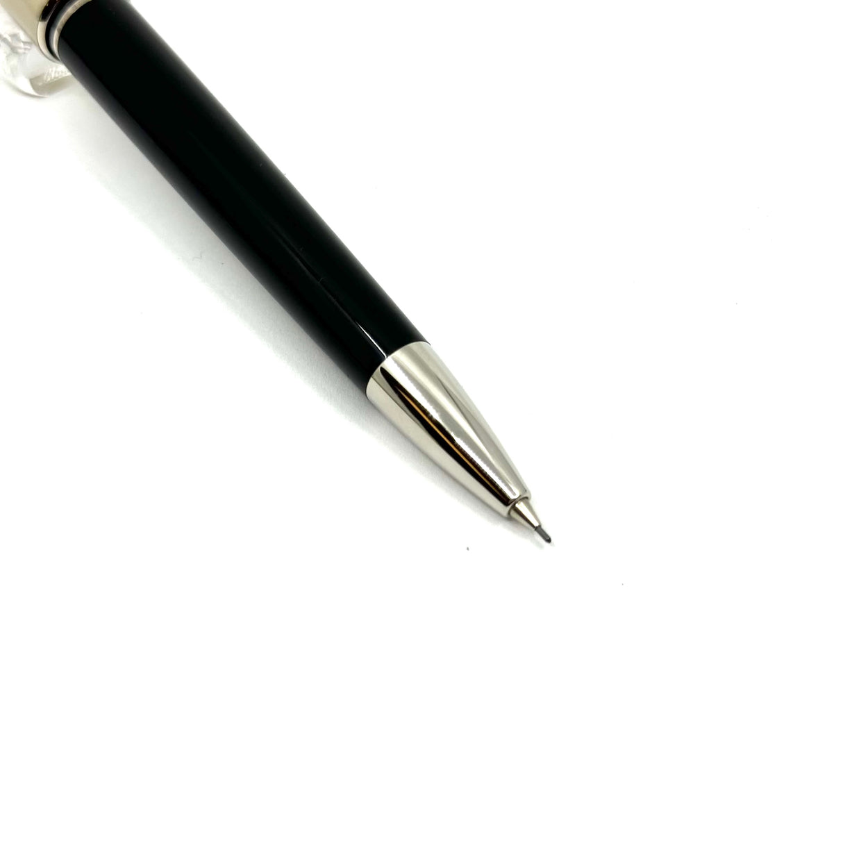 Dunhill Sidecar Ivory Lacquer Cap/Black Barrel Mechanical Pencil - 0.7mm Lead