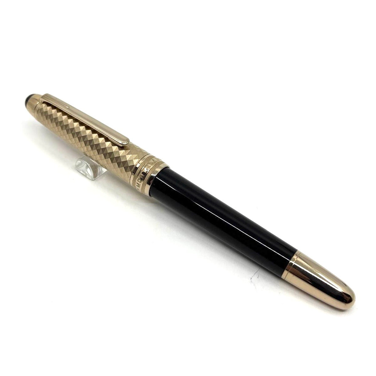 Montblanc Solitaire Doue Geometric Dimension Gold-Plated Classique #145 Fountain Pen