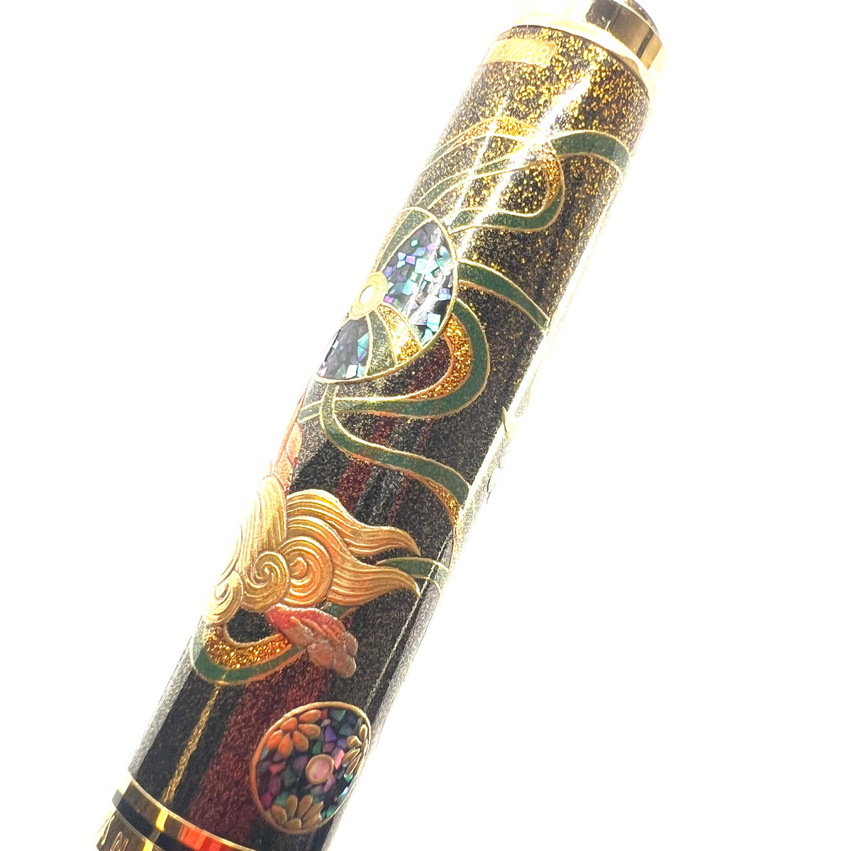 Pelikan Souveran M1000 Maki-e "Karajishi" Limited Edition Fountain Pen - #18 of 88 Pieces - Fine 18kt Gold Nib - Complete Boxes & Booklets - MINT & RARE!!