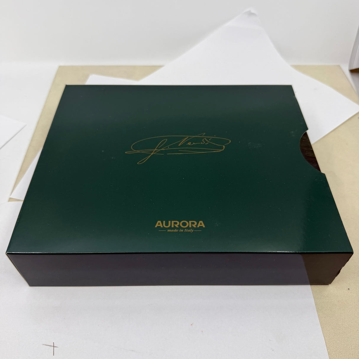 Aurora Guisseppe Verdi "Opera Doue" Limited Edition Fountain Pen - Medium Italic 18kt Gold Nib
