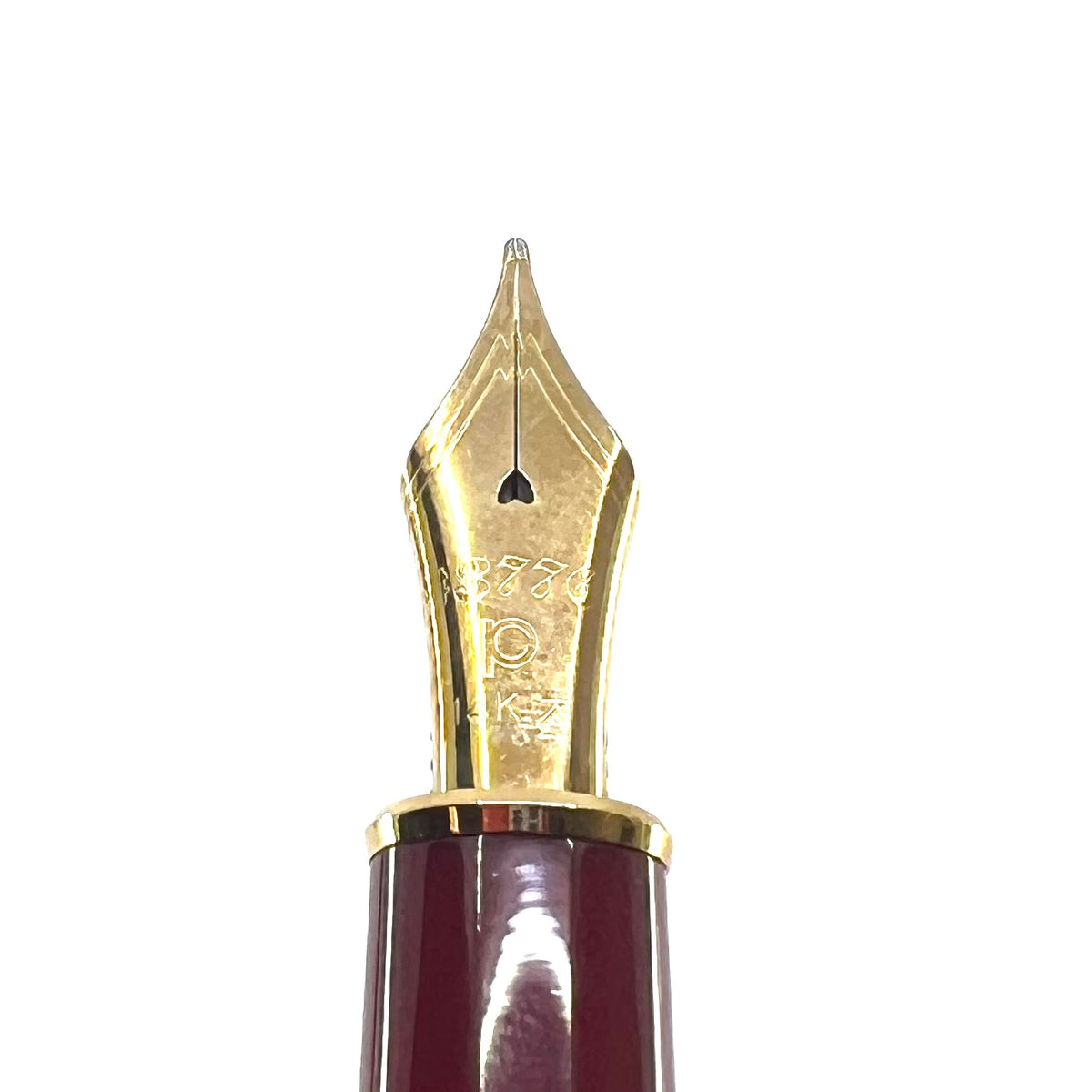 Platinum #3776 Tuscan Red Fountain Pen - Broad 14kt Gold Nib