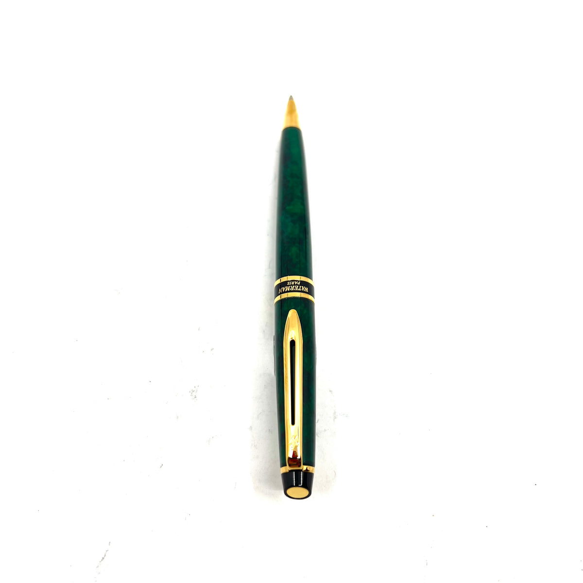 Waterman Expert Green/Black Marbled Ballpoint Pen