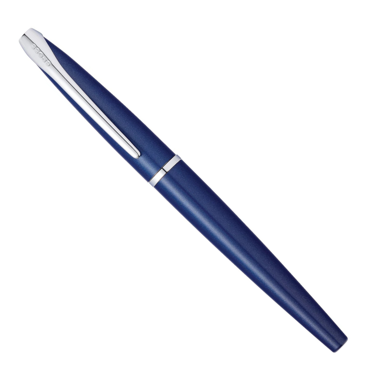 Cross ATX® Translucent Blue Lacquer with Polished Chrome Trim Selectip Rollerball Pen