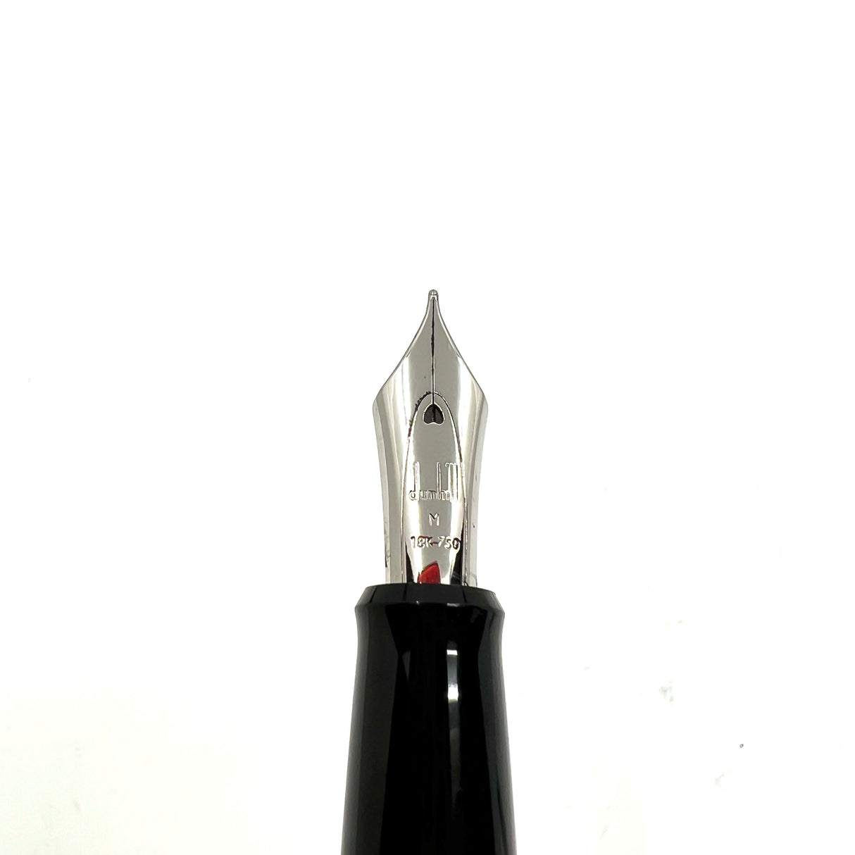 Dunhill AD2000 Brushed Stainless Steel Cross Hatch Design Fountain Pen