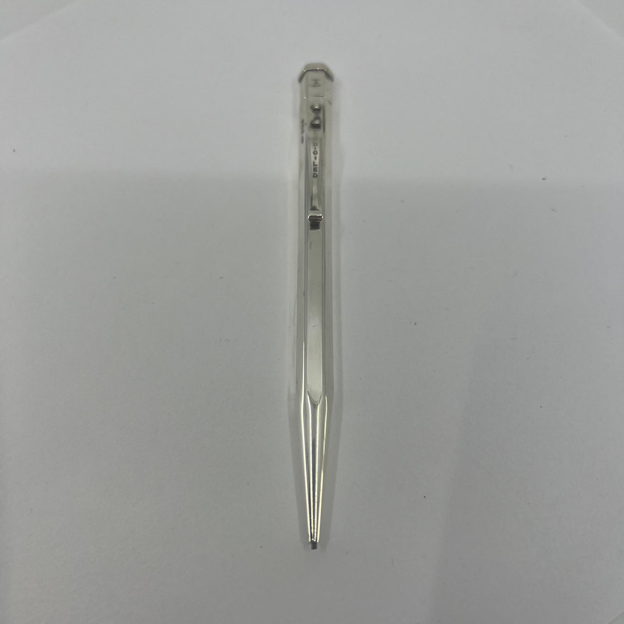 Yard-o-Led Diplomat Six-Sided Sterling Silver Plain Pencil - 1.1mm Lead