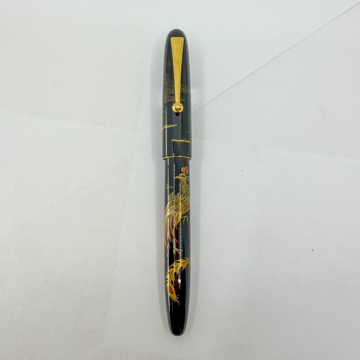 Namiki Nippon Art Chinese Phoenix Fountain Pen - Medium 14kt Gold Nib