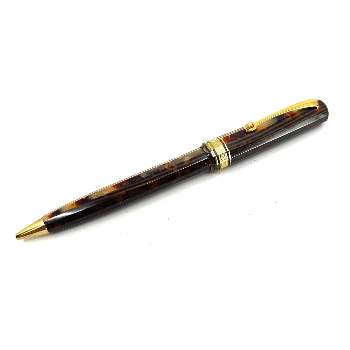 OMAS Original Style Arte Italiana Arco Bronze Celluloid Paragon Ballpoint Pen (Ca. 1997) - Compatible Refills Now Available!