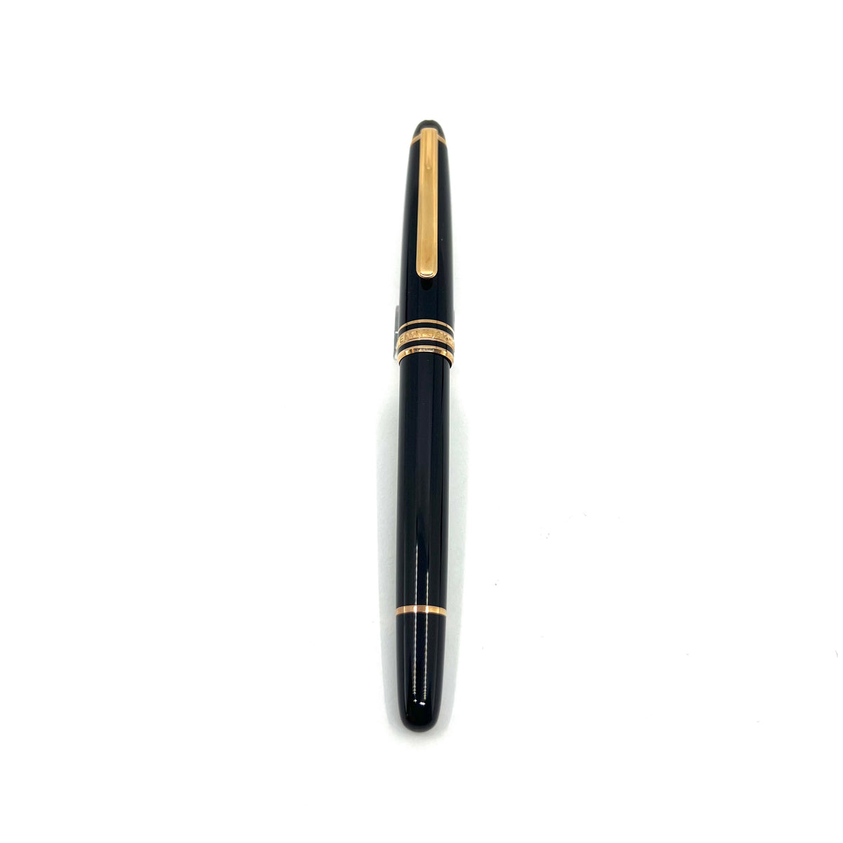 Montblanc Meisterstuck Classique #163 Black Resin Rollerball - Rose Gold-Plated Trim