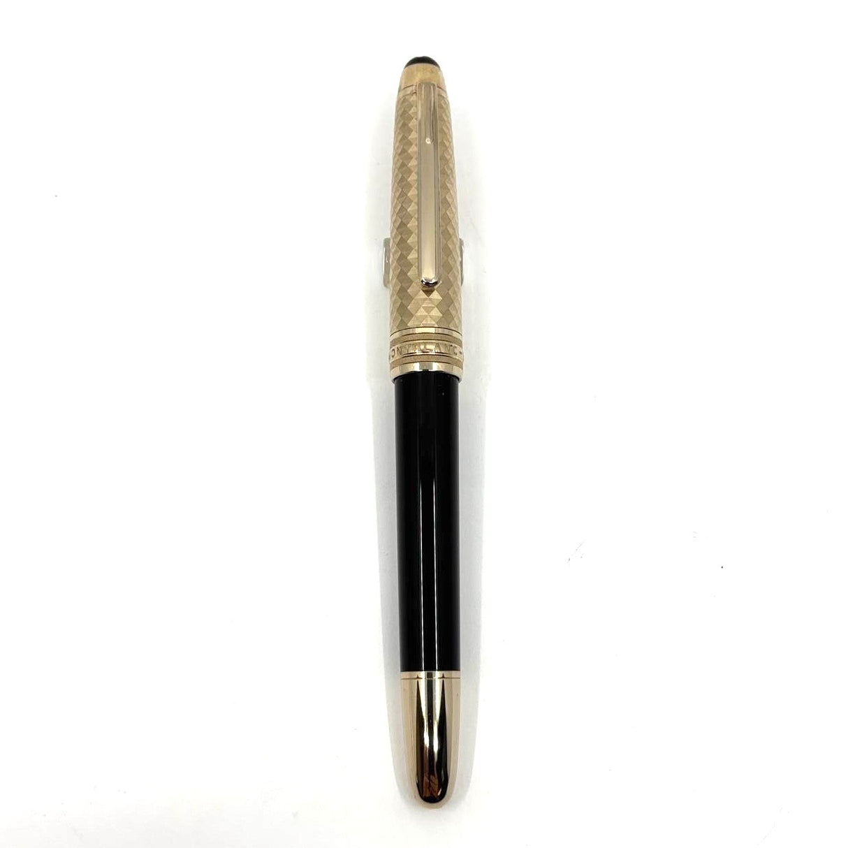 Montblanc Solitaire Doue Geometric Dimension Gold-Plated Classique #145 Fountain Pen