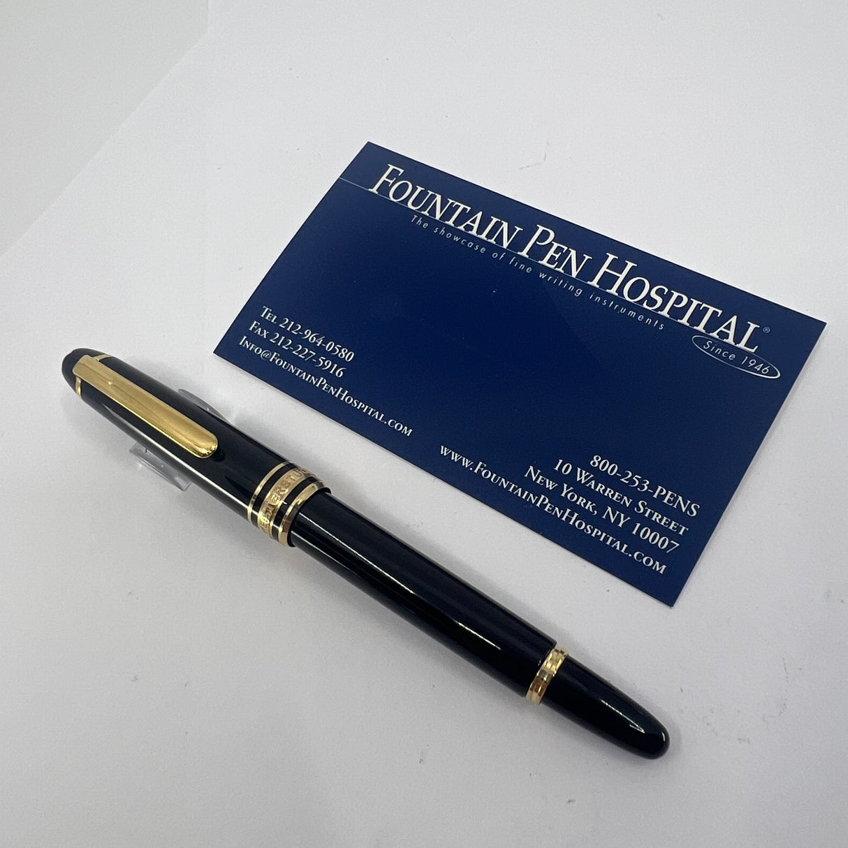 Montblanc Meisterstuck Mozart Black Resin Fountain Pen - Medium 14kt Gold Nib