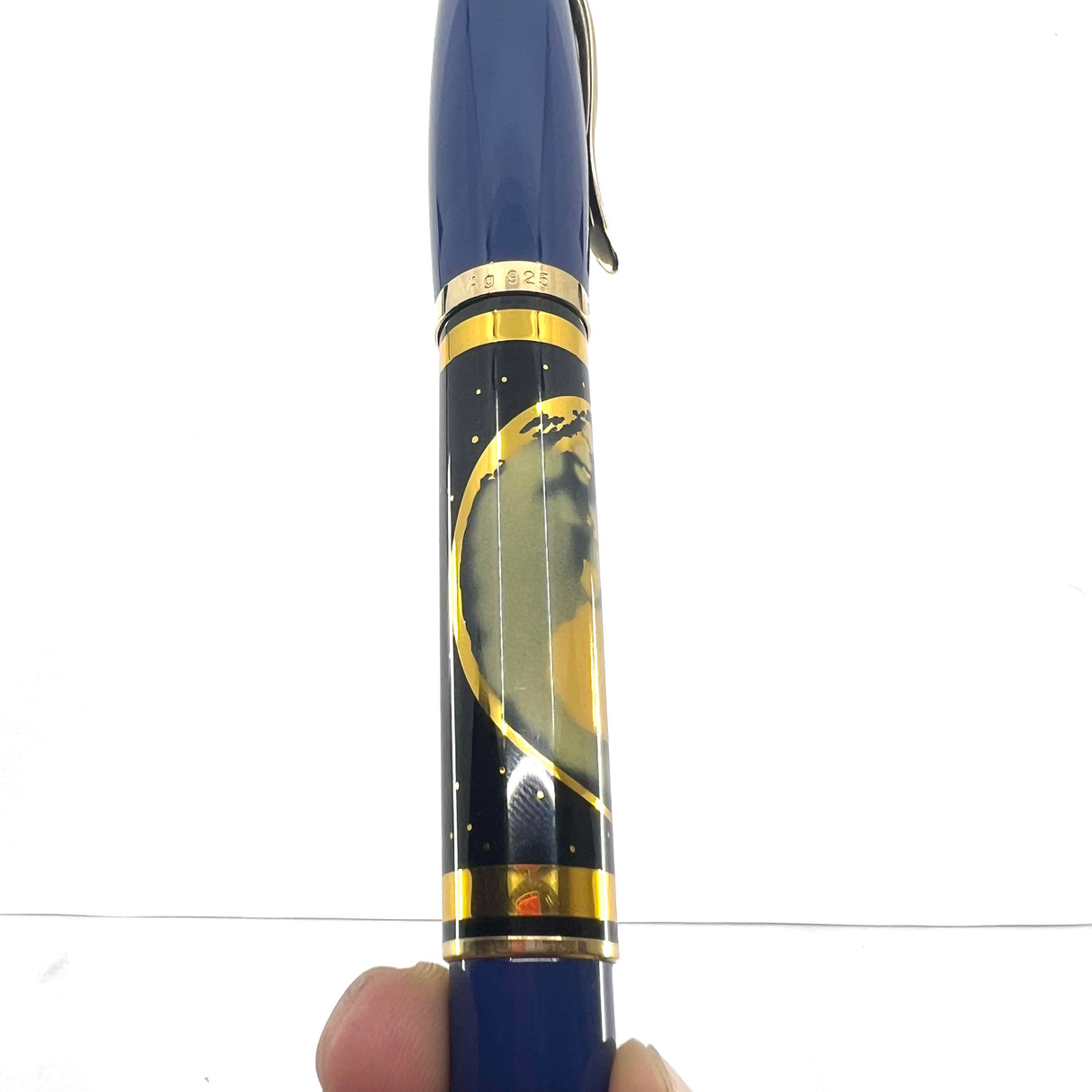 Pelikan M1000 Blue Planet Limited Edition Fountain Pen - Fine 18kt Gold Nib