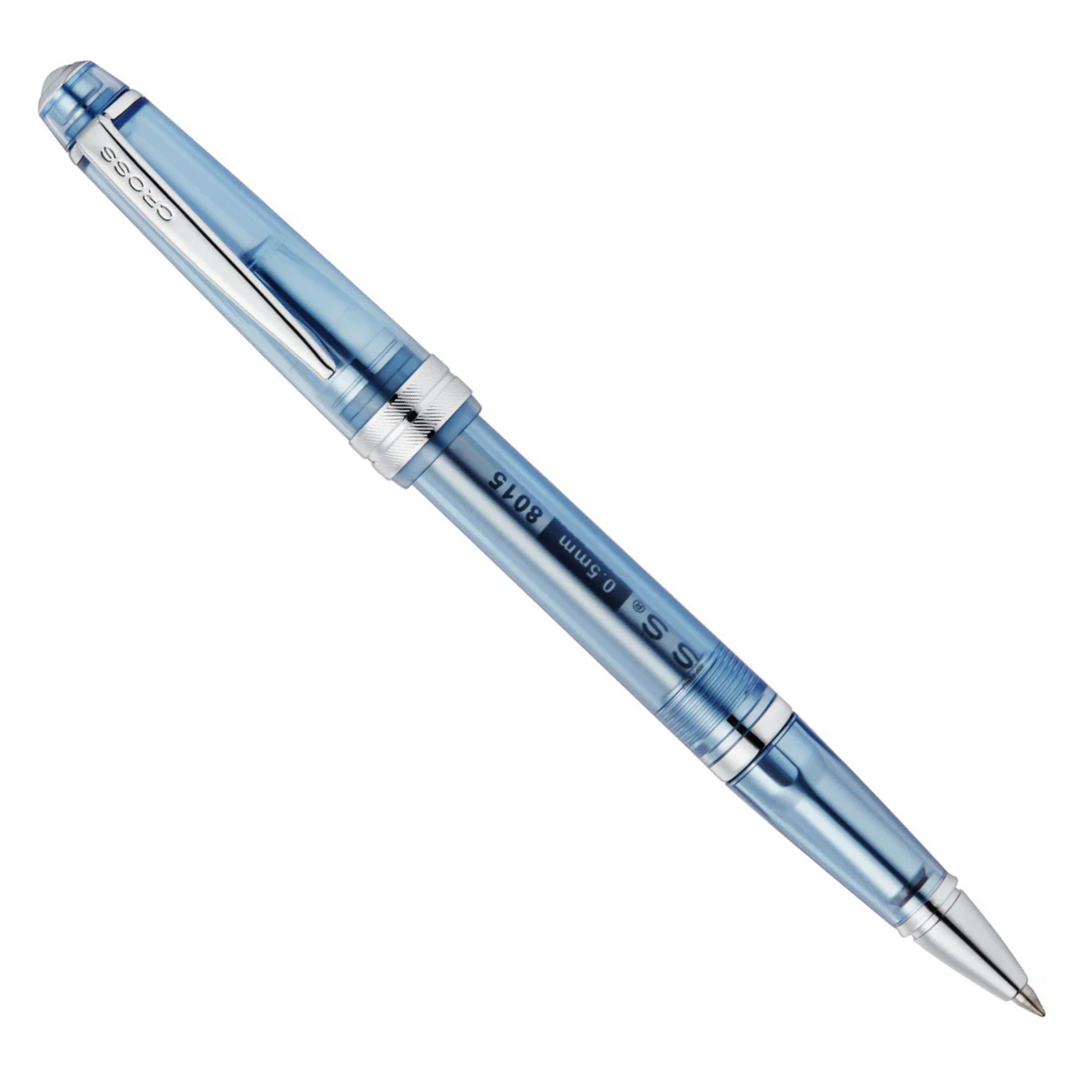 Cross Bailey™ Light Translucent Navy-Blue Resin Rollerball Pen