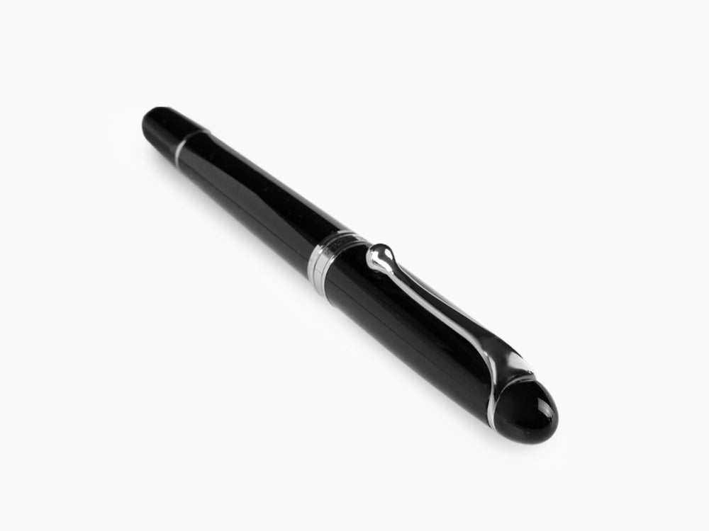 Aurora 88 Black with Nikargenta Trim - Fountain Pen (Small)