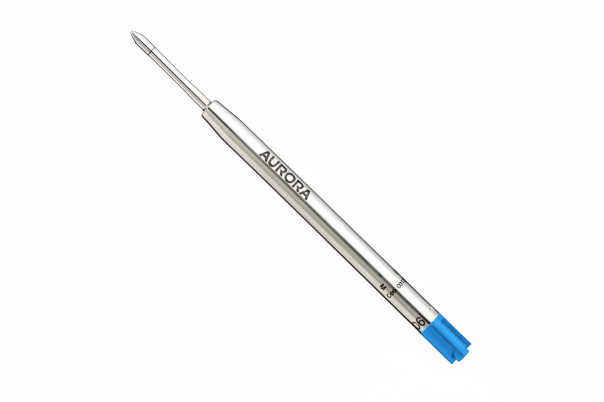Aurora Long Life Ballpoint Pen Refill in Blue Medium