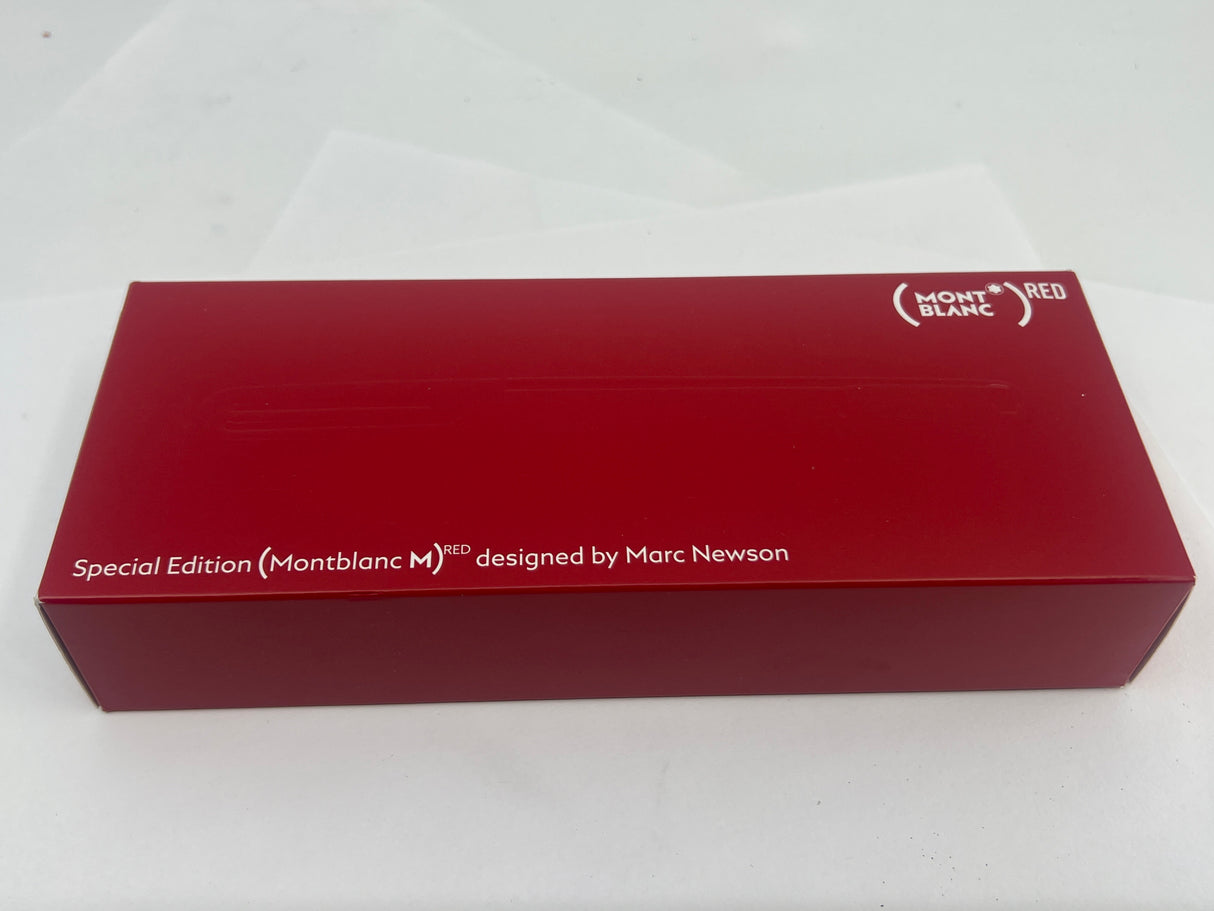 Montblanc Marc Newsom M ULTRA RED Special Edition Fountain Pen - Medium 14kt Gold Nib