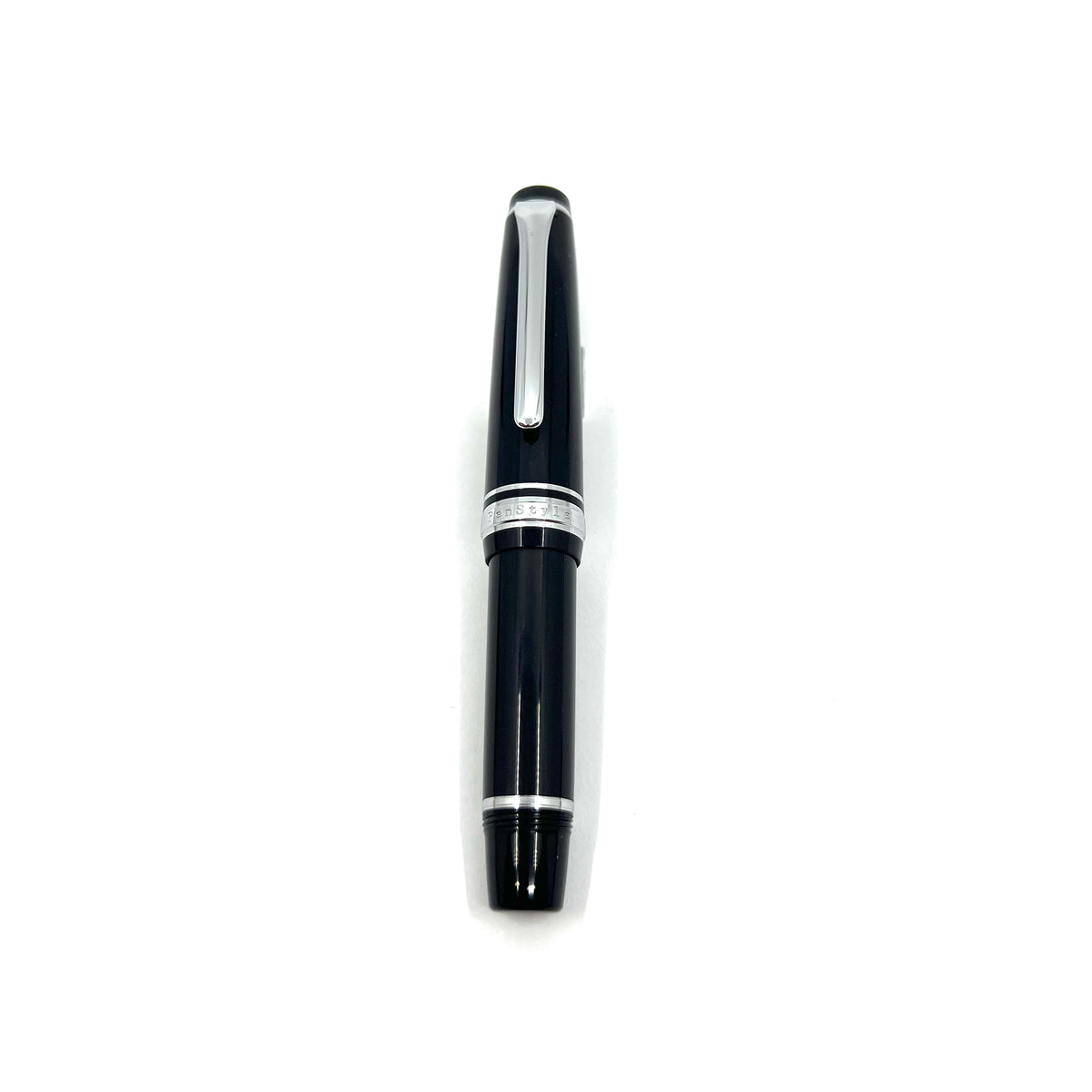 Sailor Black Mini Professional Gear Slim Fountain Pen - Fine 14kt Gold Nib