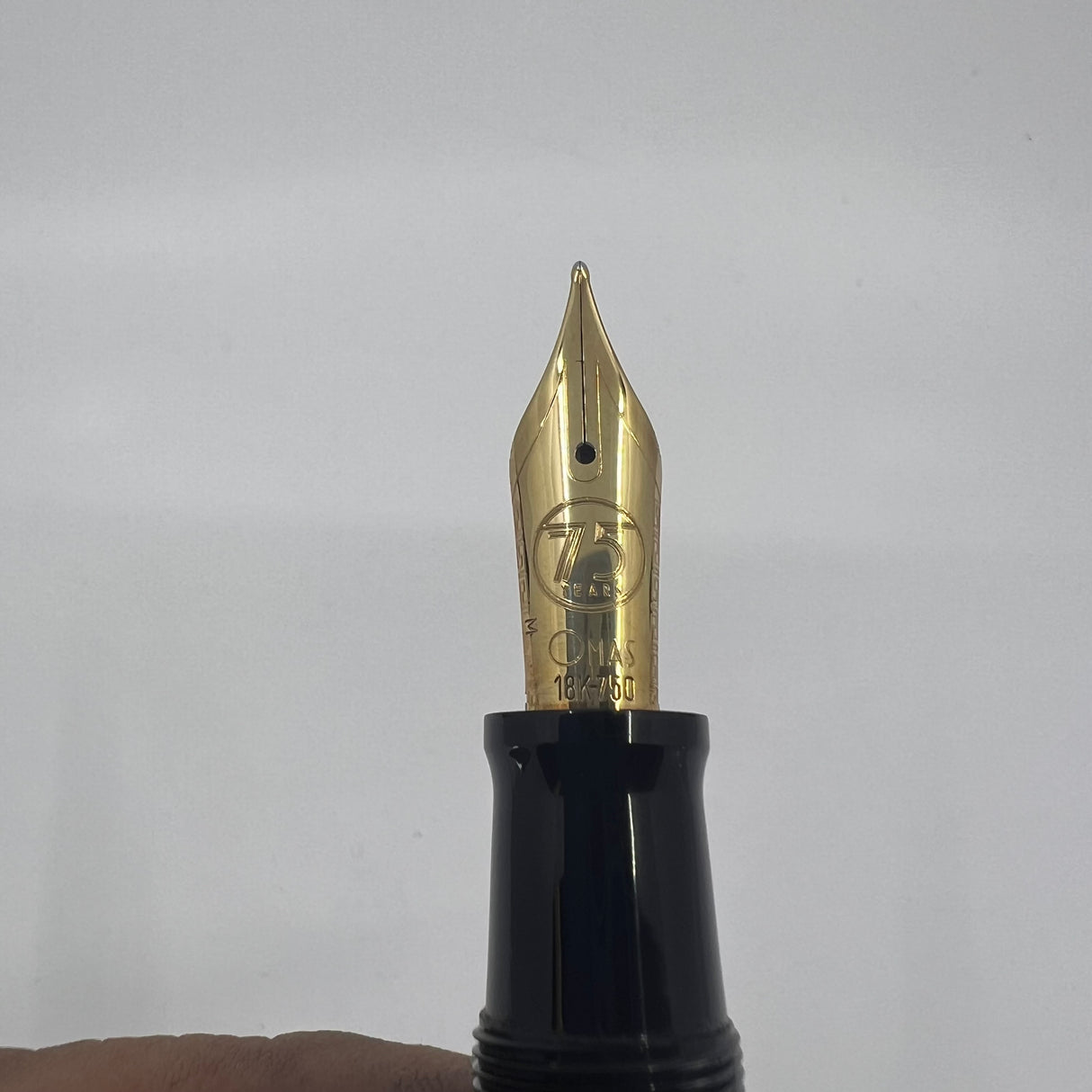 OMAS T-2 Titanium 75th Anniversary Limited Edition Fountain Pen - Medium 18kt Gold Nib